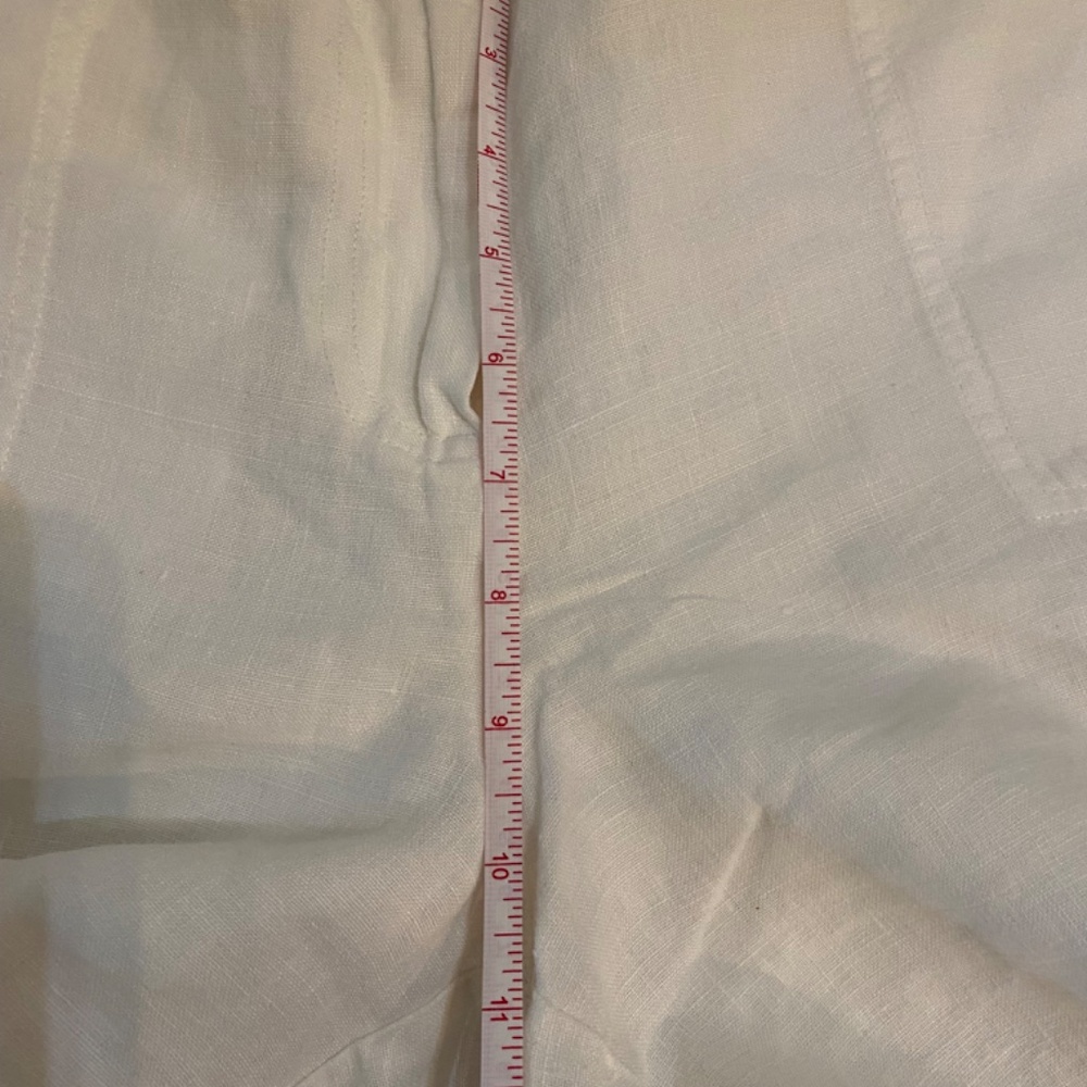 Chico’s white linen pants size 2.5 (size 14) - Picture 6 of 10